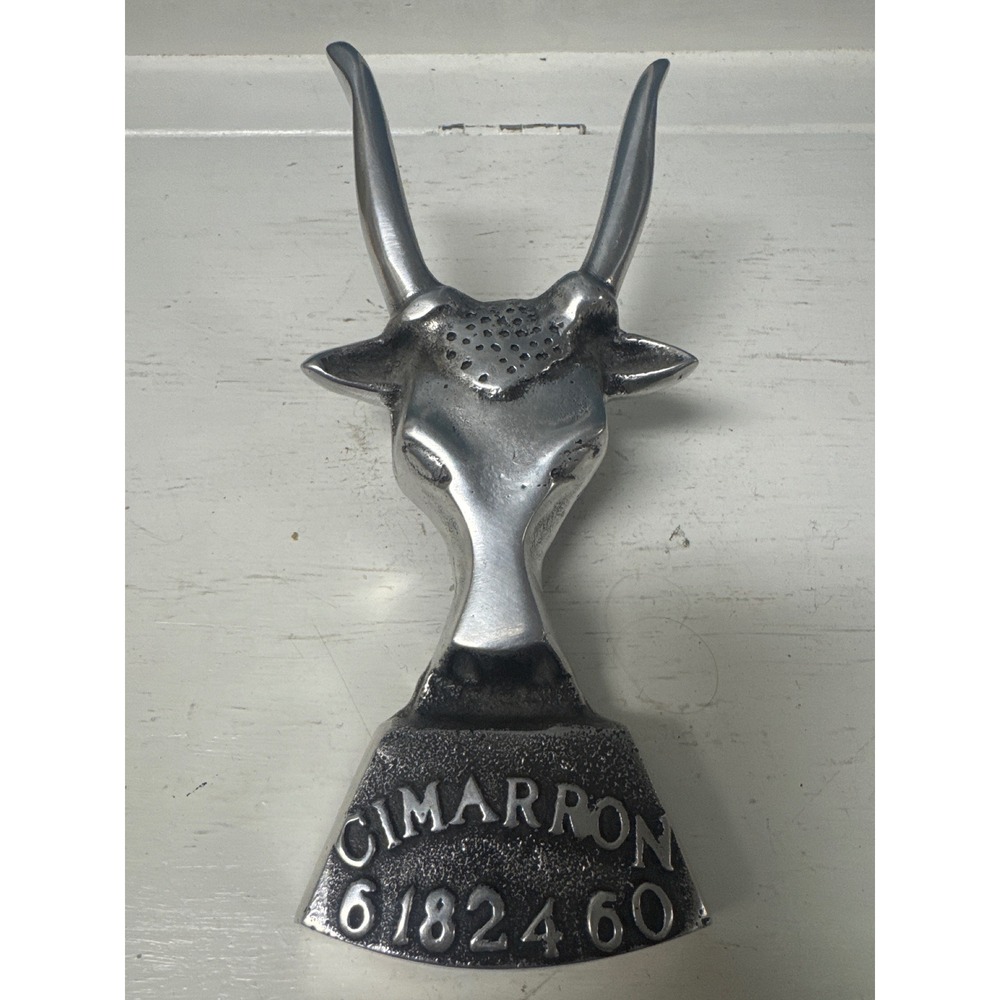 Cimarron Bull Metal Statue Figurine Trophy Style Western Decor Boot Shoe Horn